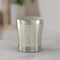 Stainless Steel Vanity Jar | Stylish Storage for Cotton Swabs,Sponges & Bath Salts | Decorative Canister for Bathroom,Bedroom | Pewter Finish